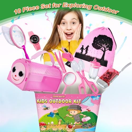 Bug Catcher Kit & Outdoor Explorer Kit for Kids, 10 Pcs Bug Catching Kit - Image 2