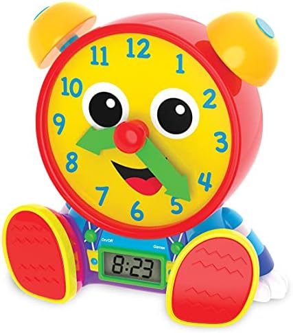 The Learning Journey - Telly Jr. Teaching Time Clock - Primary Color - Telling Time Teaching Clock - Toddler Toys & Gifts for Boys & Girls Ages 3 Years and Up - Award Winning Toys by TheLearningJourney