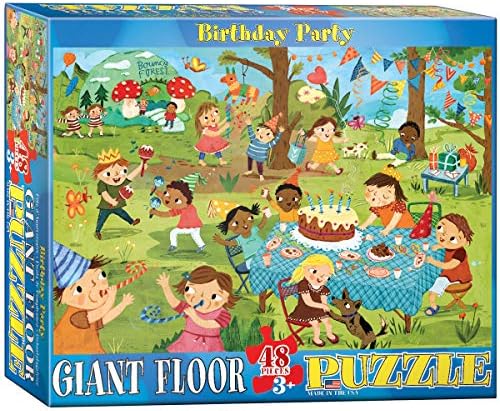 EuroGraphics Birthday Party Spot & Find Floor Puzzle (48 Piece) by EuroGraphics