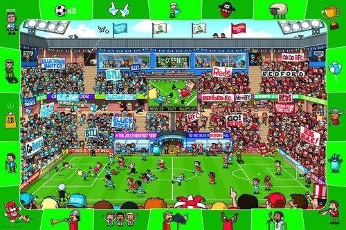 Eurographics Spot and Find Soccer Puzzle (48 Pieces) - Image 3