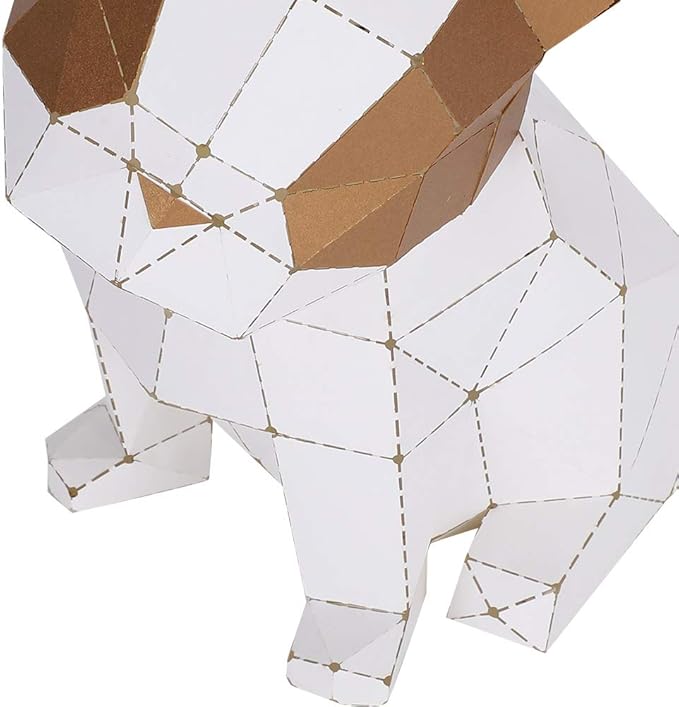 ZPurifylline Boardattack Papercraft Kit, Hand Made DIY Craft Set, USB Powered Children's Educational Toys with Light String, 8 Papercraft Cards for Creative Art Projects and Home Decor