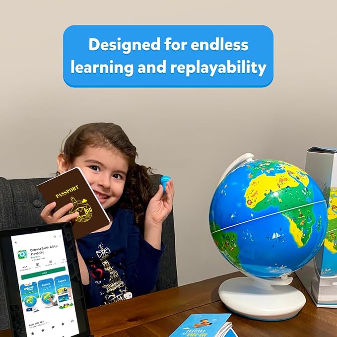PlayShifu Orboot Earth – Interactive AR World Globe for Kids: 1000+ Facts on Animals, Places & Monuments | Tech-Powered STEM Learning Toy & Gift, Ages 4–10 - Image 8