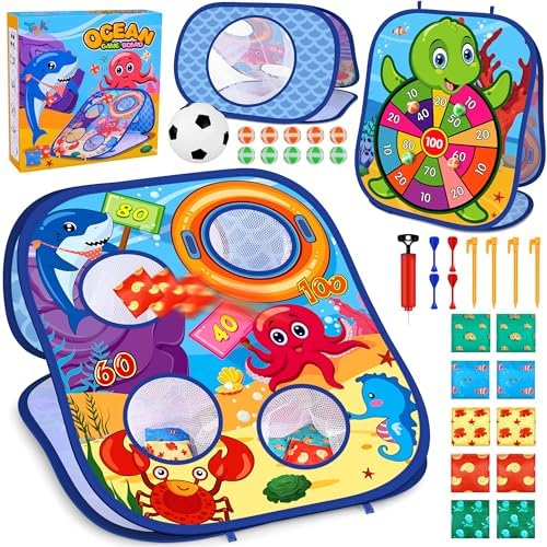 Animal Bean Bag Toss Game Toy Outdoor Toss Game by Toyk