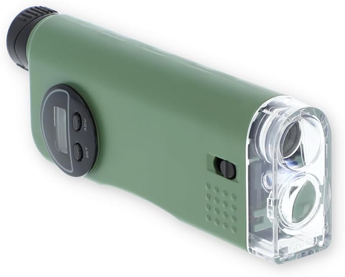 Carson X-Scope Kids 7 Function Multi Purpose Optical Pocket Tool with 30x Microscope, 8x Telescope, 9x Fold-Out Magnifier, Flashlight, Signal Whistle, Directional Compass and Digital Clock (CP-11) - Image 10