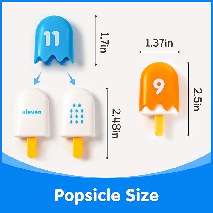 Numbers 1-20 Popsicles – Number Toys for Kids - Image 3