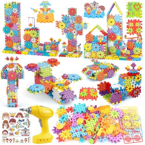 Building Toys, 234 Pieces Upgrade Gear Building Blocks Set by DEKILEAToys
