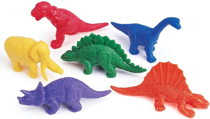 Learning Resources Mini-Dino Counters - 108 Pieces, Ages 3+ Toddler Learning Toys, Dinosaurs for Toddlers, Dinosaurs Action Figure Toys, Kids' Play Dinosaur and Prehistoric Creature Figures - Image 5