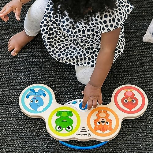 Baby Einstein Magic Touch Wooden Drum Musical Toy, Ages 6 Months Plus - Image 4