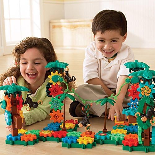Learning Resources Gears Movin' Monkeys Building Play Set, STEM Activities, Fine Motor Skills, Toddler Explorer Kit, Science and Construction, Boys and Girls Gifts, Ages 5 and Up - Image 6