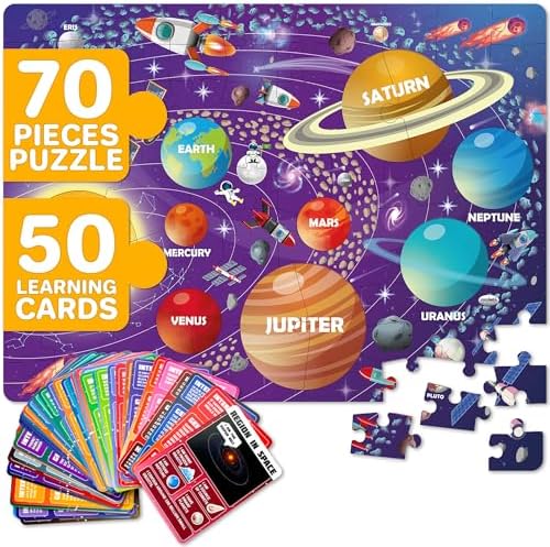 Puzzles for Kids Ages 4-6 - 70 Pcs Jigsaw Preschool Kids Puzzles Ages 5-8 by QUOKKA