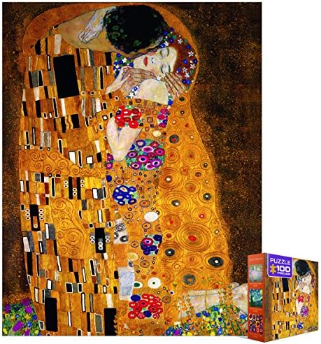 EuroGraphics Klimt - The Kiss (Der Kuss) Mini Puzzle (100-Piece) - Image 3