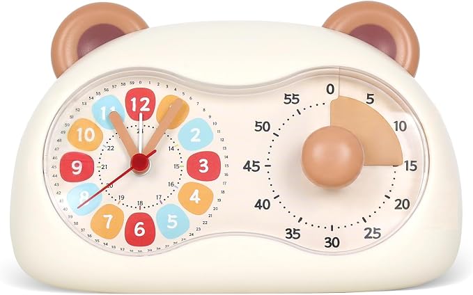 3-in-1 Alarm Clock for Kids with 60 minutes Visual Countsdown Timer by Unknown