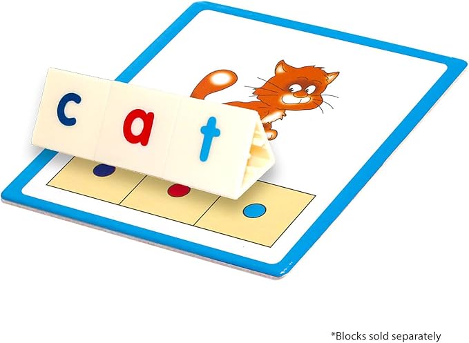 Junior Learning: CVC Word Builders, 48 CVC Activity Cards, Phonemic Awareness, Helps Children to Recognize and Understand Basic Sounds in Words, Self Checking Feature, For Ages 4 and up - Image 4