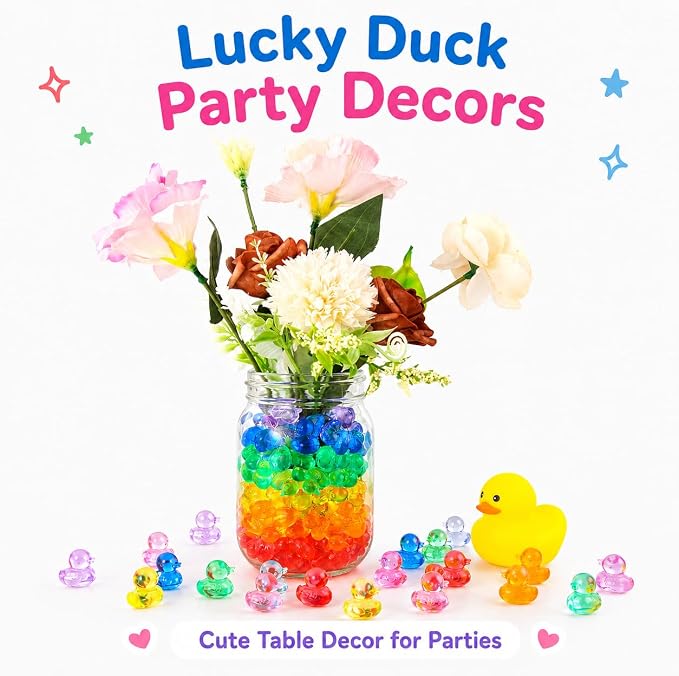 Niceup 690pcs Mini Acrylic Duck Counters for Preschool Math Manipulatives - Image 4
