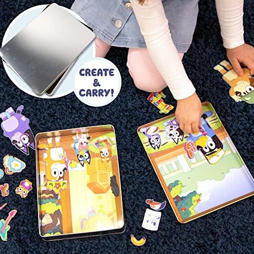 Bluey Magnetic Playset, Magnet Activity Toys, Great Birthday Parties, at-Home Activities, or Screen-Free Fun, Perfect Travel or Road Trip, Hours of Fun for Kids Ages 3,4,5,6,Multicolor,Medium,214618 - Image 5
