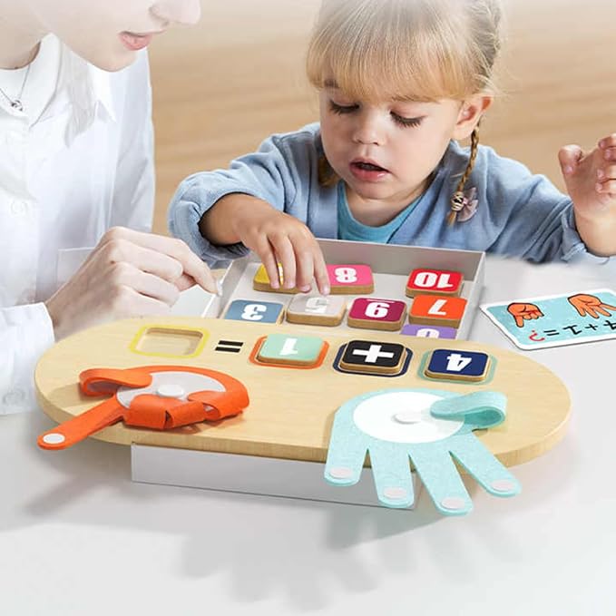 TOP BRIGHT Number Counting Blocks Math Toy, Montessori Toy for 3 4 5 Years - Image 2
