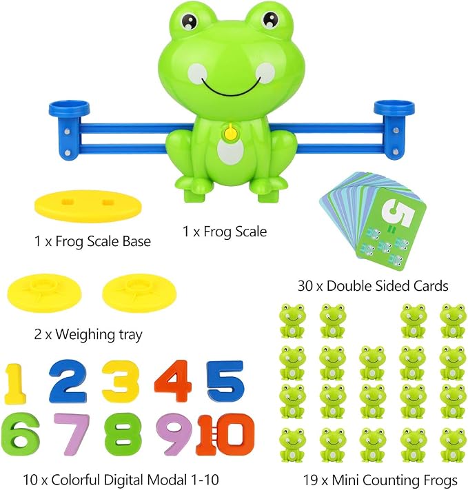 Montessori Toys for 3 Year Old: Frog Math Games Educational and Leaning Toy - Image 4