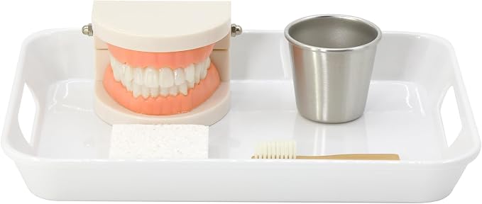 Kiddison Brushing Teeth Activity Set Montessori Practical Life - Image 3