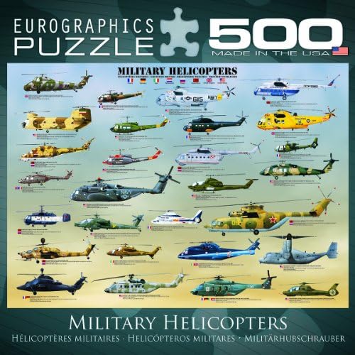 EuroGraphics Military Helicopters Puzzle, 500-Piece - Image 4