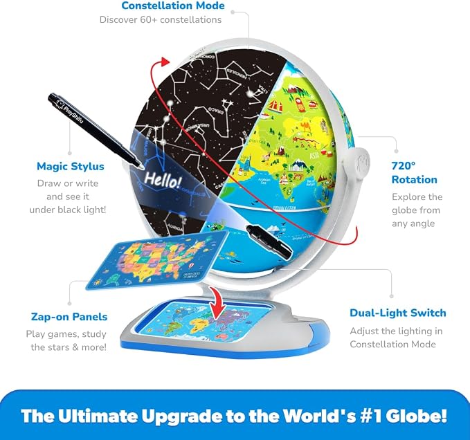 PlayShifu Orboot Earth Explorer – Interactive AR Globe for Kids Ages 4+ | 400+ Wonders, 1000+ Facts | Constellation Mode, Games & Magic Stylus | Educational STEM Toy for Future Scientists - Image 4