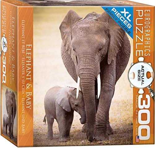 EuroGraphics African Pride Parent's Love Growing Journey Calf Instep Giant Affection Puzzle, Multi, 300 piece Puzzle by EuroGraphics
