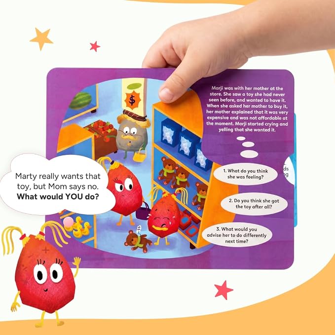 Kidrox What Would You Do? Flashcards – 20 Emotional Intelligence Scenarios for Kids Ages 4+ | Pull-Tab Cards | Practice Empathy & Problem-Solving with Dorothy | Psychologist-Developed - Image 3