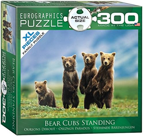 Bear Cubs Standing Puzzle, 300-Piece by EuroGraphics