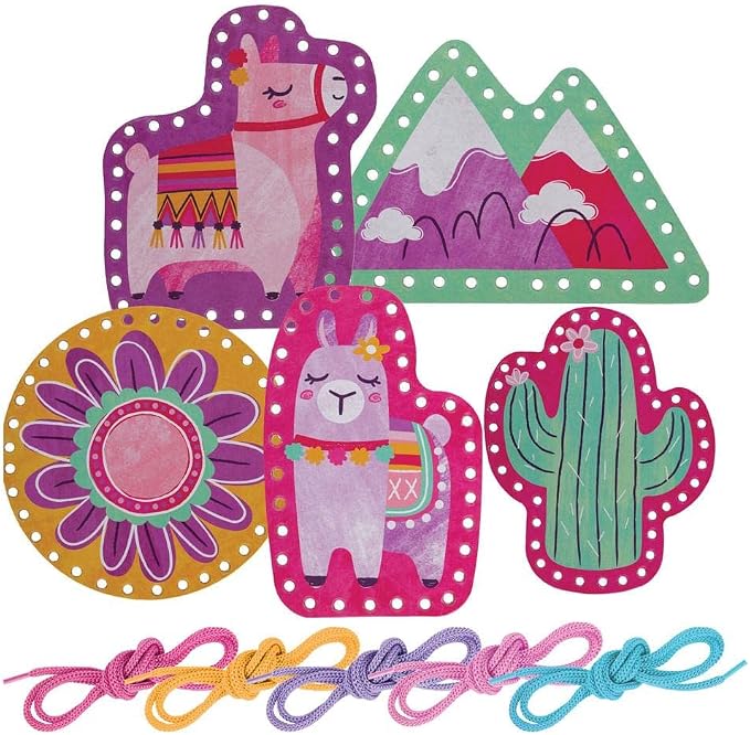 Lacing Cards, Llama by StephenJoseph