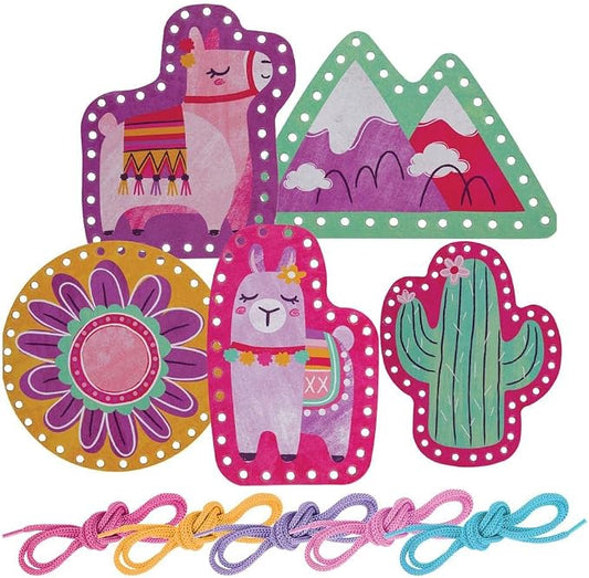 Lacing Cards, Llama by StephenJoseph