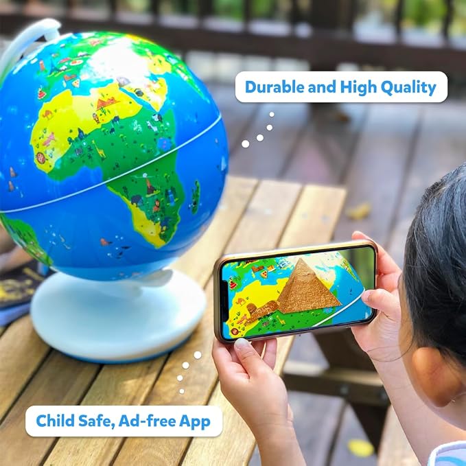PlayShifu Orboot Earth – Interactive AR World Globe for Kids: 1000+ Facts on Animals, Places & Monuments | Tech-Powered STEM Learning Toy & Gift, Ages 4–10 - Image 5