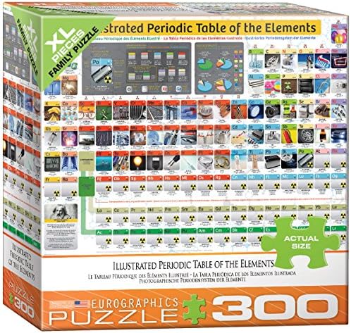EuroGraphics (EURHR) Illustrated Periodic Table of The Elements 300Piece Puzzle 300Piece Jigsaw Puzzle by EuroGraphics