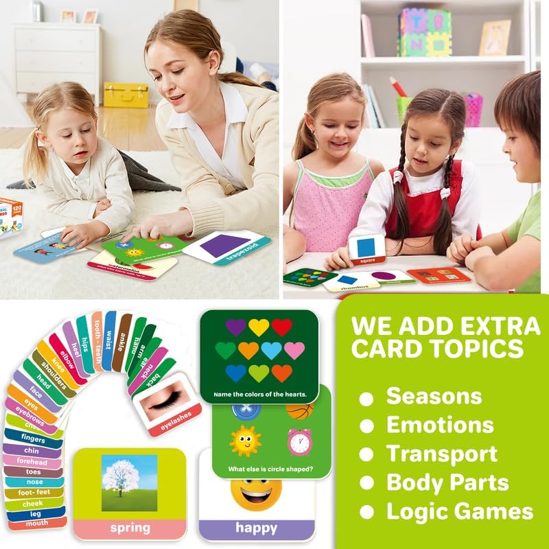 ABC Learning Flash Cards for Toddlers 1-3 - Flash Cards for Kids Ages 4-8 - Image 5