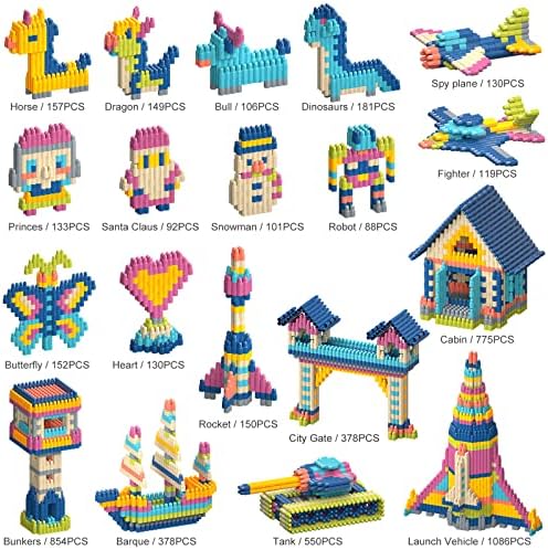 Tigerhu 1120pcs Building Blocks Set,Educational STEM Building Toy - Image 3