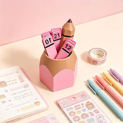 Pencil Number Counting Set, Number Matching Set 1-30, Reusable Math Manipulatives for Sequencing, Matching, Classroom Draws, Learning Games, Preschool and Elementary，Deep Red - Image 7