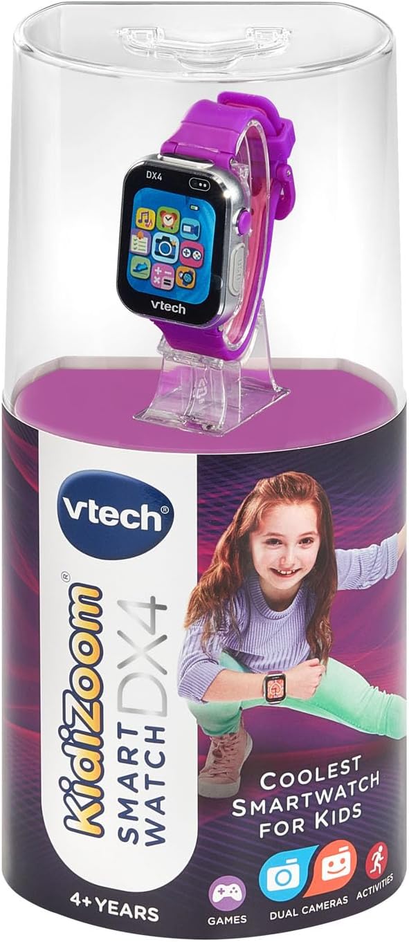 VTech KidiZoom Smartwatch DX4, Purple - Image 6