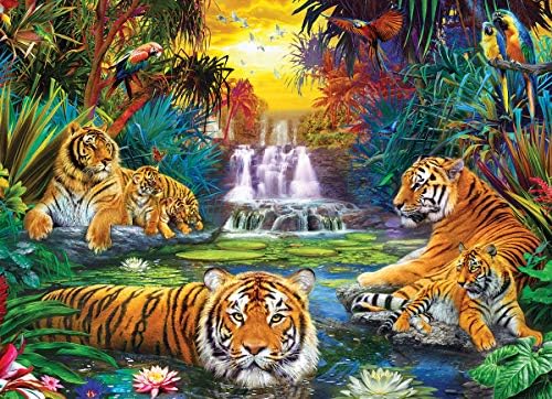 EuroGraphics 8500-5457 Tiger's Eden by Jan Patrik 500Piece Puzzle - Image 2