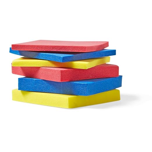 hand2mind Foam Attribute Blocks Student Kit, Geometry Set, Preschool Learning, Manipulatives for Preschool, Montessori Math, Shapes for Toddlers, Home Schooling Materials Pre-K (Set of 60 Blocks) - Image 5