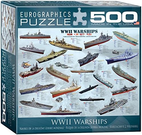 World War II Warships Puzzle, 500-Piece by EuroGraphics