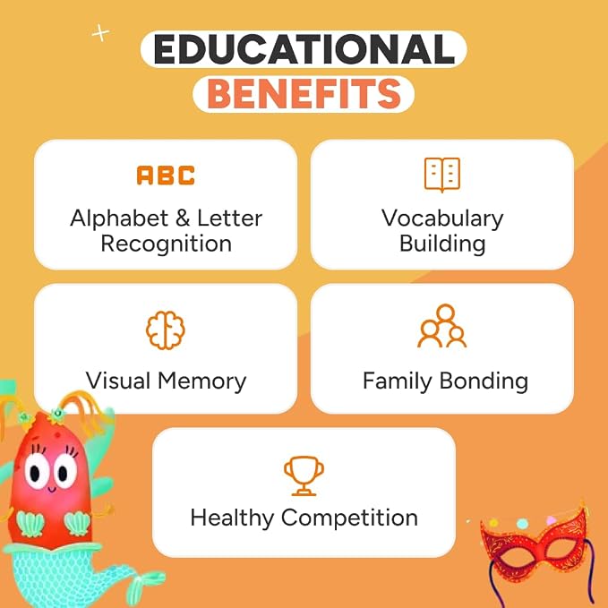 Flashcards Spy that! by Kidrox Squad – Spy that Letter Game for Kids Ages 3+, 20 Double-Sided Picture Search Boards with 400+ Objects, Alphabet Learning Game for Toddlers and Families - Image 6