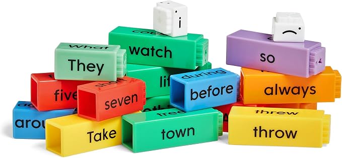 hand2mind Reading Rods Sentence Construction, Sentence Building for Kids, Parts of Speech Linking Cubes, Learn to Read Toys, Reading Tools for Kids, Science of Reading Manipulatives - Image 7