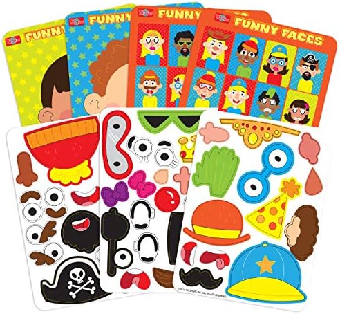Bendon T.S. Shure Create Funny Faces Magnetic Activity Tin with Illustrated Magnet Play Sheets + Double-Sided Playcards Travel & Screen-Free Play Set for Kids Ages 3 and Up - Image 4