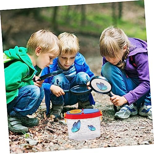 LIOOBO Insect Observation Box for Kids Portable Science Observation Box with Tweezer Outdoor Bug Collector for Nature Study Camping School Experiments 5.51 X 3.93 X 2.75 in - Image 5