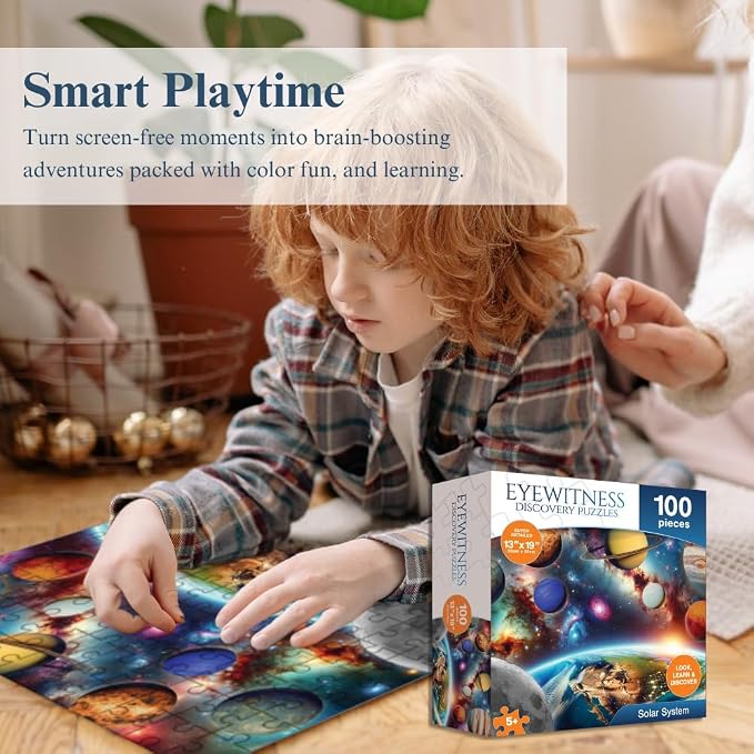 Eyewitness Discovery Puzzle Shark Reef, 100 Piece Jigsaw for Kids, Educational Learning Toy for Boys & Girls, Children Ages 5+ - Image 5