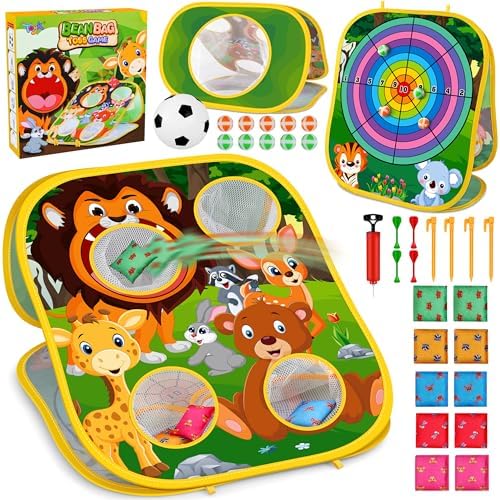 Animal Bean Bag Toss Game Toy Outdoor Toss Game by Toyk