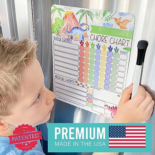 Magnetic Chore Chart for Kids Dry Erase Reward Chart for Home and Classroom - Image 4