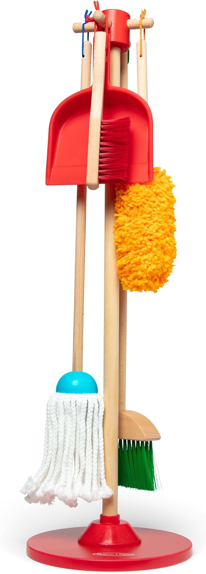 Melissa & Doug Dust Sweep Mop, 6-Pc. Toddler Cleaning Set with Kids Broom & Accessories, Preschool Learning Activities & Kids Toys for Girls & Boys 3+ by Unknown