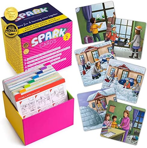 Spark Cards Sequence Cards for Storytelling and Picture Interpretation Speech Therapy Game, Special Education Materials, Sentence Building, Problem Solving, Improve Language Skills by SPARKINNOVATIONS