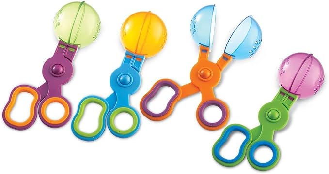 Learning Resources Handy Scoopers - Sensory Bin Sand Toys, Fine Motor, Montessori Kids, Plastic Tweezers, Homeschool Preschool Supplies, Gifts for Boys and Girls - Image 4