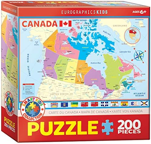 Map of Canada by EuroGraphics