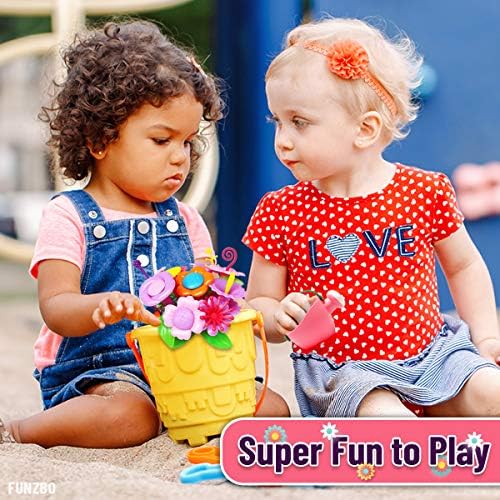 FUNZBO Flower Garden Building Toys Set - STEM Montessori Toys for Girls - Image 2